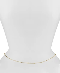 Oma The Label 18k Gold-Plated Dainty Bead Waist Chain