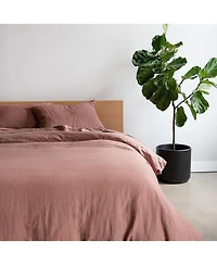 100% French Linen Duvet Cover & Sham Set - King/Cal King