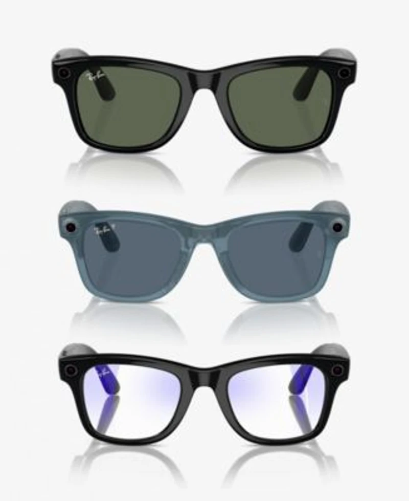Ray Ban Unisex Ray Ban Meta Wayfarer Ai Glasses Collection