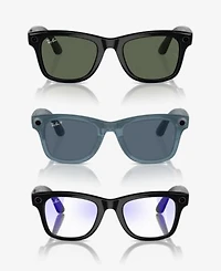 Ray Ban Unisex Ray Ban Meta Wayfarer Ai Glasses Collection