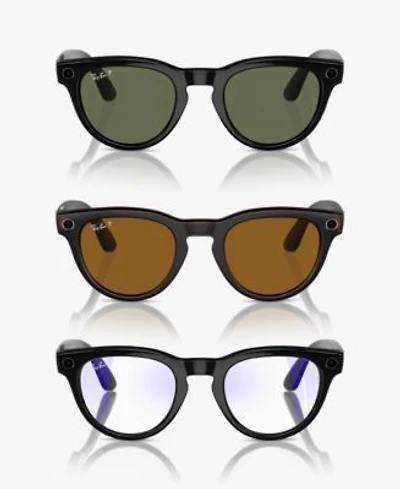 Ray Ban Unisex Ai Meta Gen1 Headliner Glasses Collection