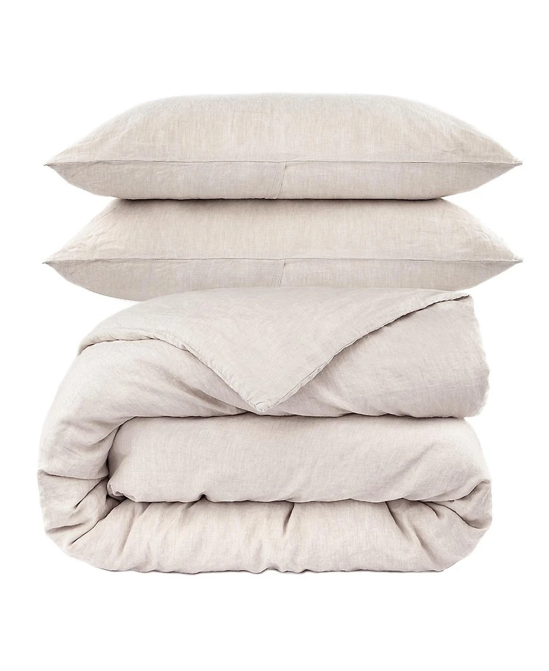100% French Linen Duvet Cover & Sham Set