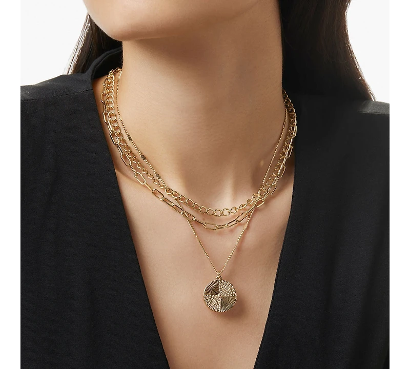 Ana Luisa Layered Chain Necklace - Michelle Set