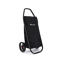 Rolser Com Mf Black Tube 2 Big Wheel Shopping Trolley