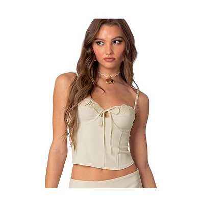Women's Maisie lacey cupped corset top