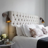 Jonathan Y Hudson Farmhouse Bohemian Iron Led Sconce (Set of 2)