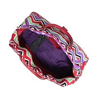 World Traveler Chevron 21-inch Carry-On Shoulder Duffel Bag