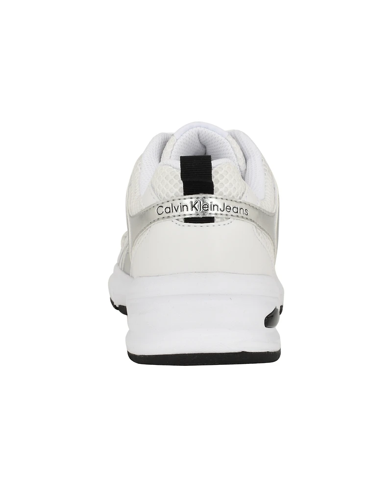 Calvin Klein Women's Lyam Lace-Up Round Toe Casual Sneakers