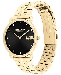 Coach Women's Elliot Gold-Tone Stainless Steel Bracelet Watch 36mm