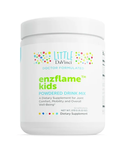 Little DaVinci Enzflame Kids - Powder Drink Mix Supplement to Support Muscle and Joint Comfort, Mobility and Immune Health
