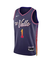 Men's and Women's Nike Devin Booker Purple Phoenix Suns 2023/24 Swingman Jersey - City Edition