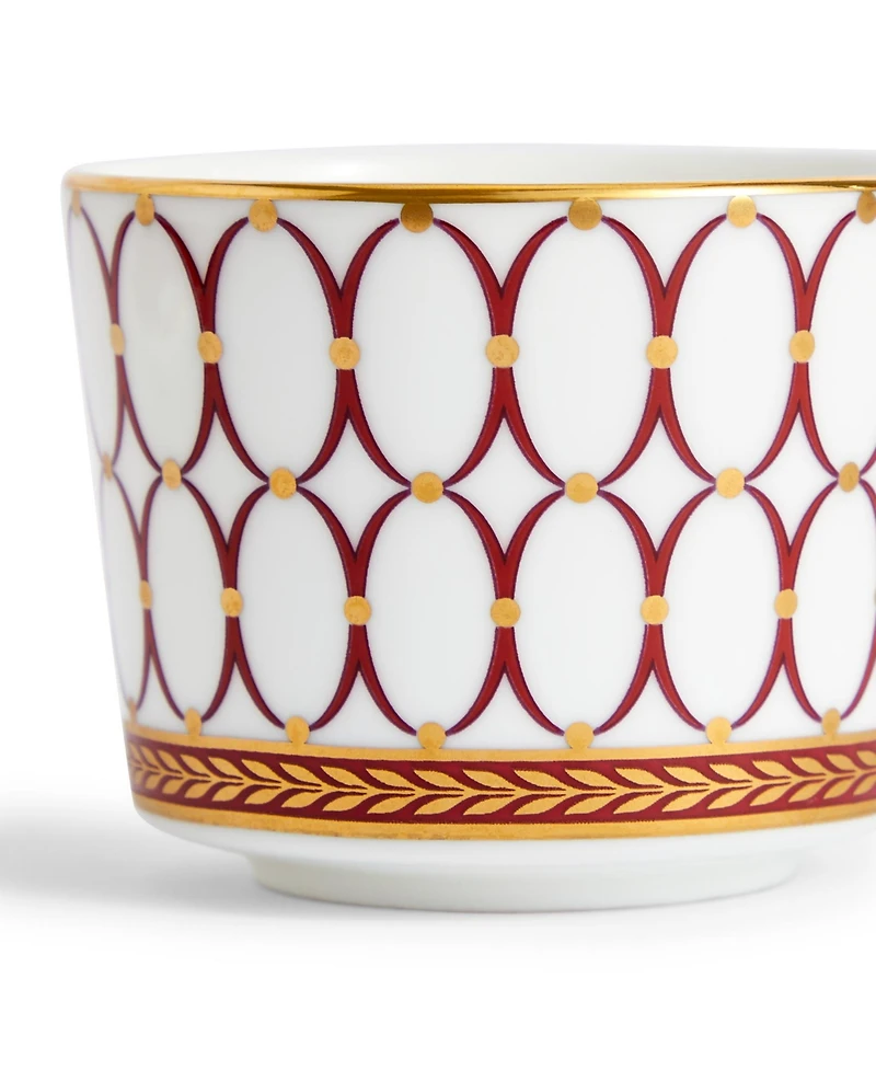 Wedgwood Renaissance Red China Coffee Cup and Saucer