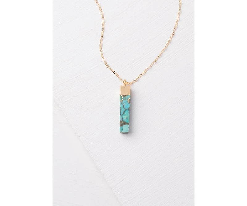 Starfish Project Brayden Turquoise Pendant Necklace