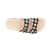 Women's Plaid Footbed Slippers