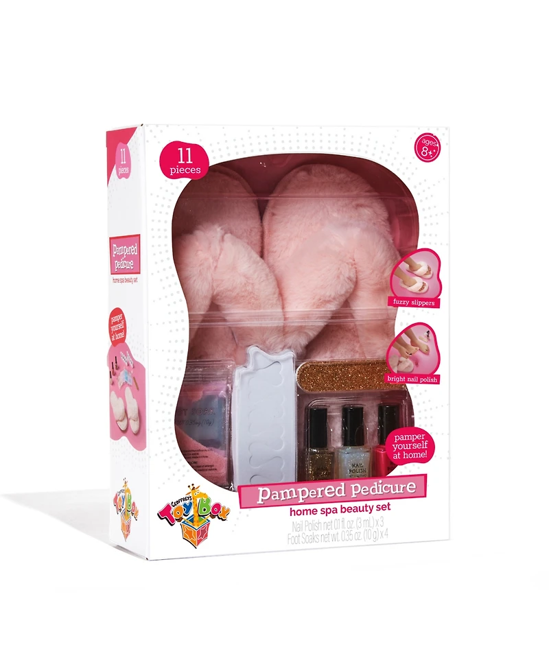 Geoffrey's Toy Box Pampered Play Pedicure Slipper Set, Created for Macy's
