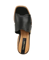 Franco Sarto Women's Florence Block Heel Slide Sandals
