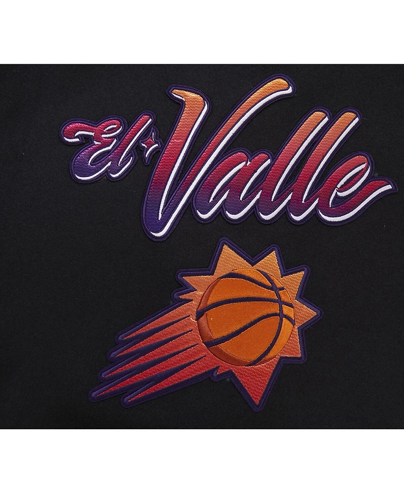 Men's Pro Standard Black Phoenix Suns 2023/24 City Edition Full-Zip Varsity Jacket