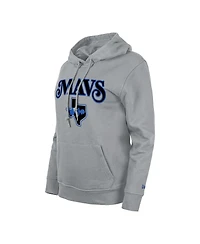 Women's New Era Gray Dallas Mavericks 2023/24 City Edition Pullover Hoodie