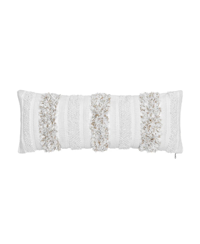 White Sand Driftway Lumbar Decorative Pillow, 14" x 40"