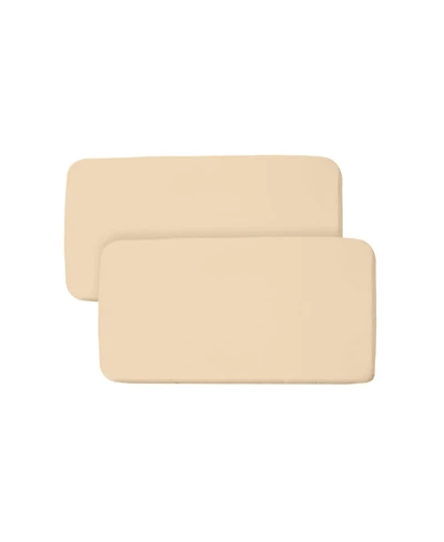 Breathable Baby All-in-One Fitted Sheet & Waterproof Cover for 33" x 15" Bassinet Mattress (2-Pack)
