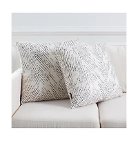 Safavieh Zecora 20" x 20" Pillow (Set of 2)