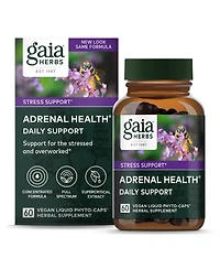 Gaia Herbs Adrenal Health Daily Support - With Ashwagandha, Holy Basil & Schisandra
