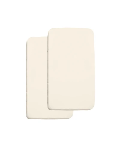 BreathableBaby All-in-One Fitted Sheet & Waterproof Cover for 36" x 18" Cradle Mattress (2-Pack)