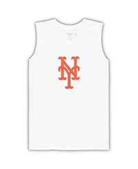 Women's Concepts Sport White, Royal New York Mets Plus Tank Top and Shorts Sleep Set