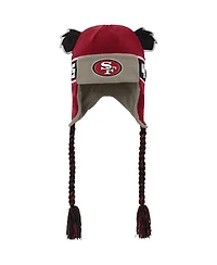 Toddler Boys and Girls Outerstuff Scarlet San Francisco 49ers Wordmark Ears Trooper Knit Hat