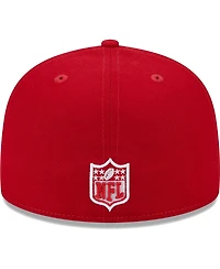 Men's New Era Scarlet Dallas Cowboys Super Bowl Xxvii Main Patch 59FIFTY Fitted Hat