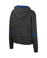 Women's Colosseum Charcoal Kentucky Wildcats Catherine Speckle Pullover Hoodie
