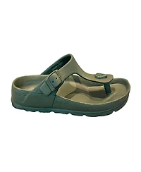 Andrew By Stevens Women s Comfort Slide Thong Buckle Eva Flat Sandal
