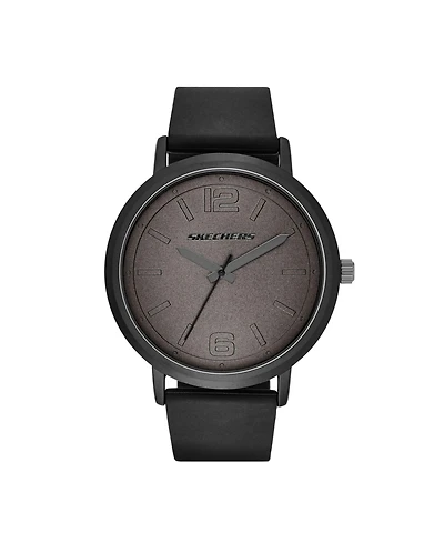 Skechers Men's Ardmore 46MM Quartz Analog Watch Black