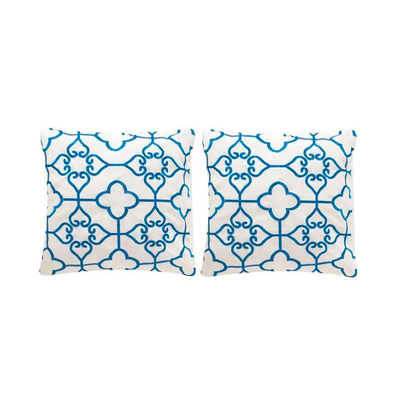 Safavieh Indoor/Outdoor Nadia 20" x Pillow (Set of 2)