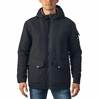 Alpine Swiss Mens Sherpa Lined Parka Hooded Winter Coat Cargo Utility Jacket