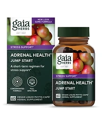 Gaia Herbs Adrenal Health Jump Start - Helps Sustain Healthy Energy and Stress Levels - With Cordyceps, Schisandra, Rhodiola, and Licorice