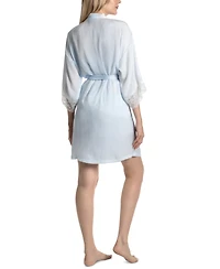 Linea Donatella Women's Luxe Satin Bridal Robe