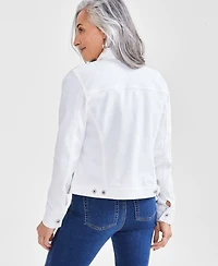 Style & Co Petite Classic Denim Jacket, Created for Macy's