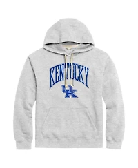 Men's League Collegiate Wear Heather Gray Distressed Kentucky Wildcats Tall Arch Essential Pullover Hoodie