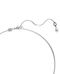 Swarovski Rhodium-Plated Mixed Crystal Infinity Pendant Necklace, 15" + 2-3/4" extender