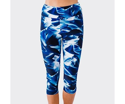 Calypsa Women's Capri Swim Leggings