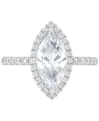 Grown With Love Igi Certified Lab Grown Diamond Marquise Halo Engagement Ring (2-1/2 ct. t.w.) in 14K White Gold