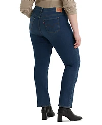 Levi's Trendy Plus 314 Mid-Rise Shaping Straight-Leg Jeans