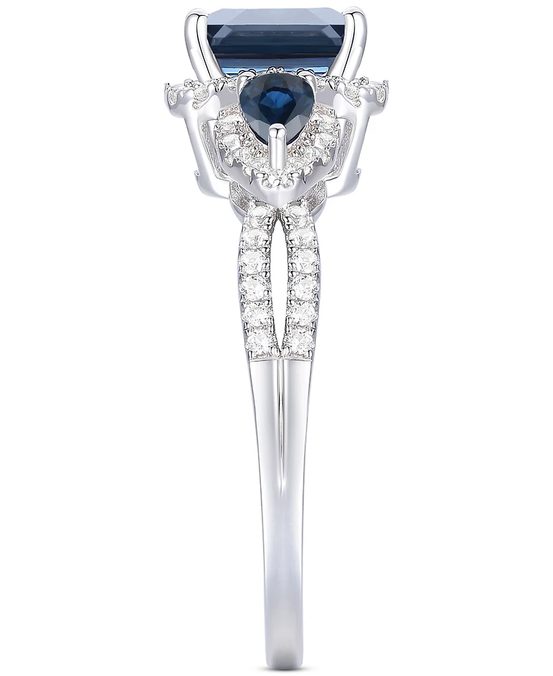 Emerald (1-1/3 ct. t.w.) & Diamond Ring (1/3 ct. t.w.) in 14k Gold (Also in Ruby & Sapphire)