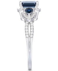 Emerald (1-1/3 ct. t.w.) & Diamond Ring (1/3 ct. t.w.) in 14k Gold (Also in Ruby & Sapphire)