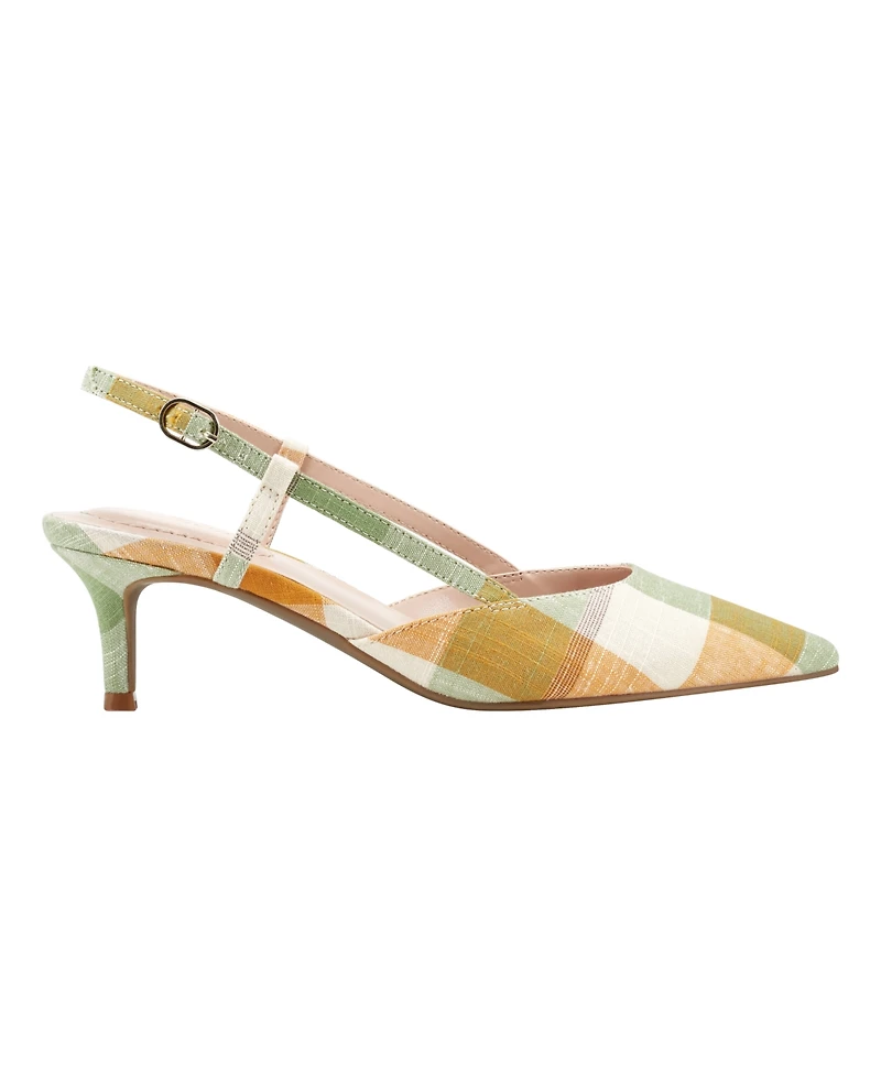 Bandolino Women's Movito Slingback Kitten Heel Pumps