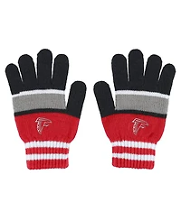 Women's Wear by Erin Andrews Atlanta Falcons Stripe Glove and Scarf Set