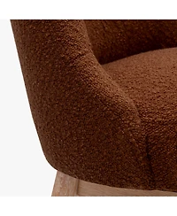 26" Upholstered Swivel Counter Height Bar Stool