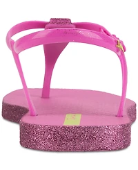 Ipanema x Shakira Class Edge Glow Slip-On Embellished T-Strap Thong Sandals