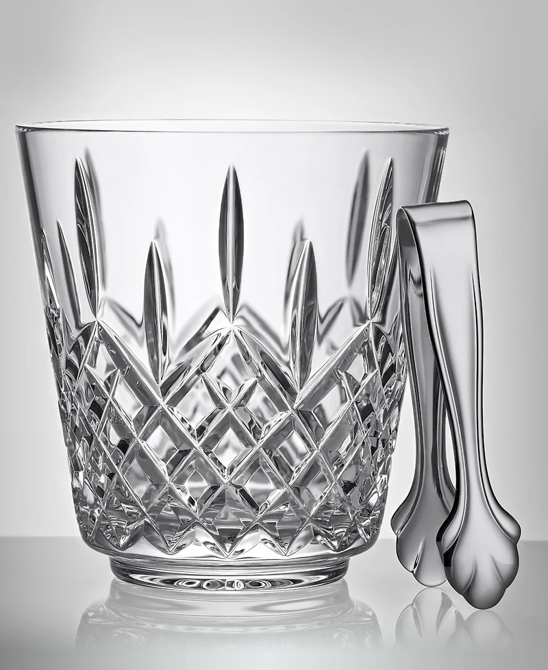 Waterford Lismore Ice Bucket With Tongs
